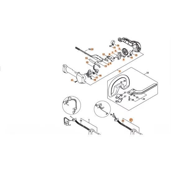 STIHL  Rękojeść manipulacyjna 4149 790 1300